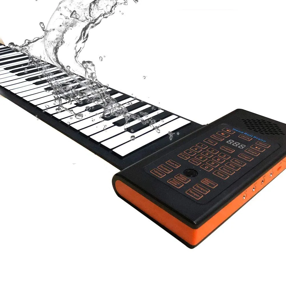 Adequado para adulto música instrumentos musicais usb roll-up piano flexível 88-chave