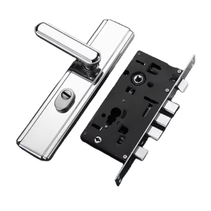 Chất Lượng Tốt Đánh Bóng Thép Không Gỉ Điểm Duy Nhất Đòn Bẩy Khóa Lõi Đồng Thau Cho An Ninh Cửa Xử Lý Khóa Key Hoạt Động An Toàn Cao - Product Image 4