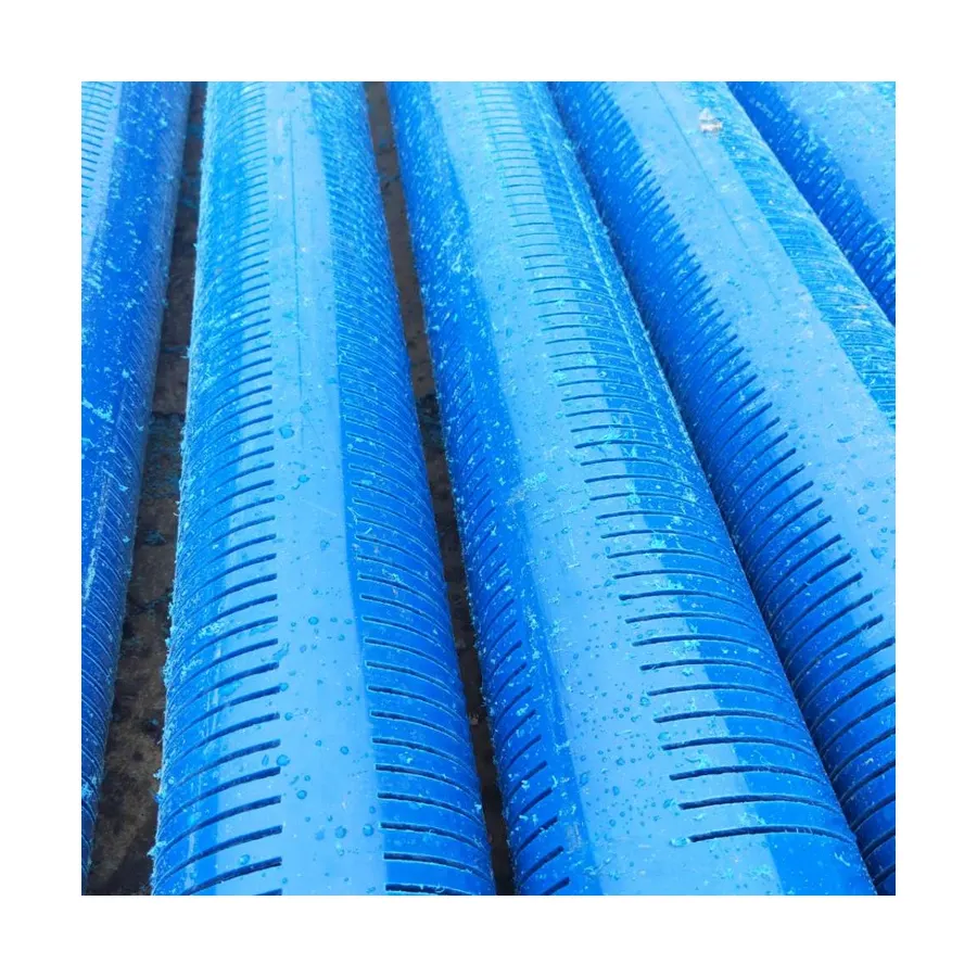 Carcasa de tubos de PVC para suministro de agua, tubo de plástico <span class=keywords><strong>ranurado</strong></span> de PVC de alta <span class=keywords><strong>presión</strong></span>, 110mm