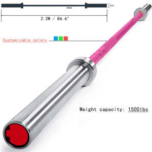 Barras de 20 kg (45 lb) para Gimnasio, Equipo de Levantamiento de Pesas, Entrenamiento de Fuerza, Barras, Barras Olímpicas, <span class=keywords><strong>Barra</strong></span> de Cerakote, <span class=keywords><strong>Barra</strong></span> de Pesas - Product Image 2