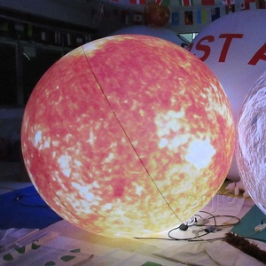 Bơm hơi khổng lồ mặt trăng Hành Tinh bóng với <span class=keywords><strong>LED</strong></span> ánh sáng Inflatable <span class=keywords><strong>Globe</strong></span> cho các sự kiện - Product Image 4