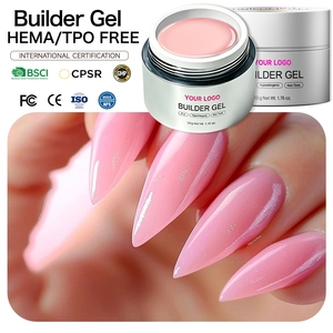 เจลต่อเล็บแข็งแรง 50 กรัม ปราศจากสาร HEMA และ TPO ไม่เหลือง ติดทนนาน สำหรับร้านทำเล็บ รับสั่งทำตามแบบ - Product Image 1