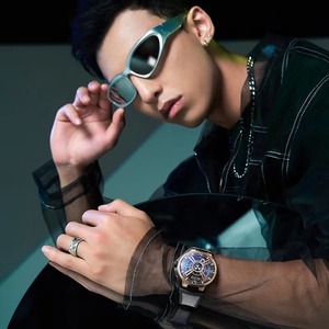 BG5803 Men Automatic Movement <b>Watch</b> Mechanical Wristwatch Fluororubber Leather Strap <b>Watches</b> for Men - Product Image 5