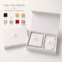 Boîte à bijoux en papier de luxe personnalisée avec logo, boîte cadeau, emballage pour bague, bracelet, collier, cadeau de mariage
