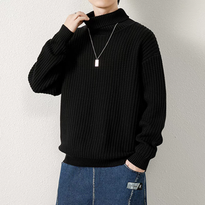 Suéter de <span class=keywords><strong>Cuello</strong></span> <span class=keywords><strong>Alto</strong></span> para <span class=keywords><strong>Hombre</strong></span>, Suave, Agradable al Tacto, Moderno y Versátil, Ideal para Usar en Invierno, Cálido, para Interior o Exterior - Product Image 4