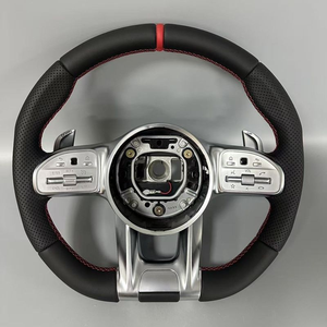 Ensemble de volant de direction en cuir pour <span class=keywords><strong>Mercedes</strong></span> Benz AMG Cls Glc Gle Gls Gla Cla W204 W205 W177 W206 W213 W217 W221 W222 W223 - Product Image 2