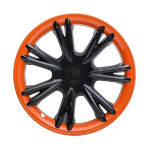 Cache-roue personnalisé pour jantes de 19 pouces, style sport, noir mat/brillant - Product Image 1