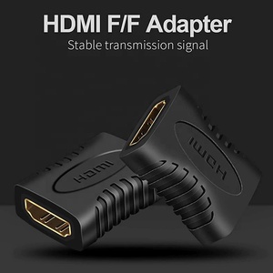 Adattatore/Connettore <span class=keywords><strong>HDMI</strong></span> <span class=keywords><strong>Femmina</strong></span>-<span class=keywords><strong>Femmina</strong></span> Placcato Oro per Estensione Cavo <span class=keywords><strong>HDMI</strong></span> - Product Image 1