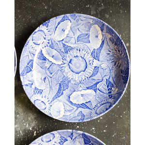 Ensemble de quatre assiettes à soupe anglaises personnalisables avec une nouvelle décoration de transfert et des fleurs pour les hôtels - Product Image 2