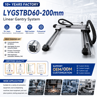 Système de mouvement linéaire en gros : Guide de rail linéaire vertical entièrement fermé, table de travail à portique servo électrique, roulements en aluminium, moteur