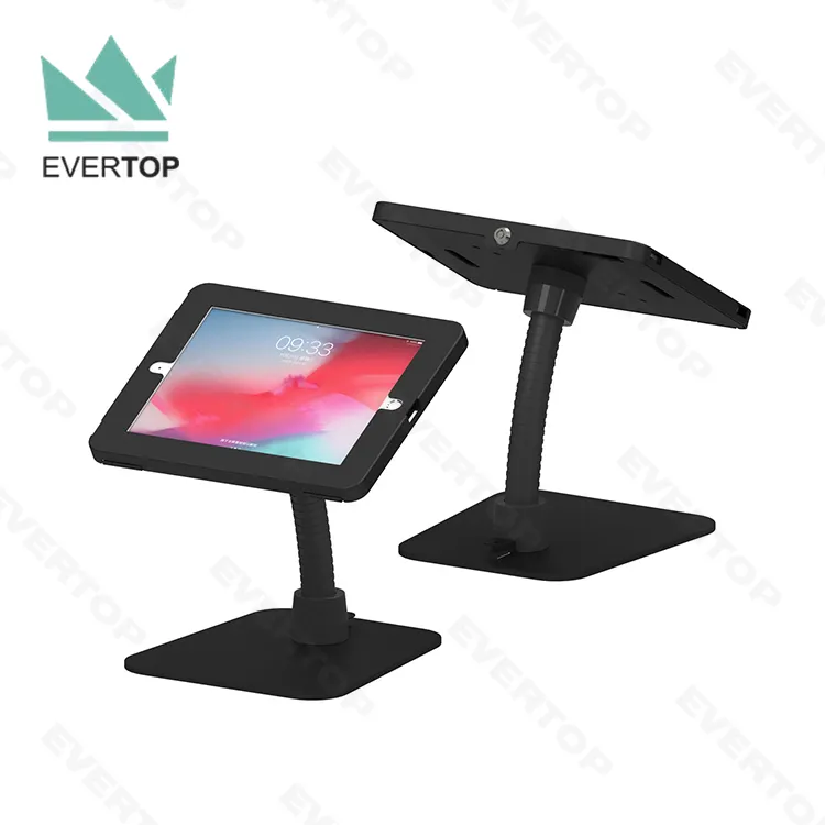 LST04B-H Universal Rotating for iPad Android Tablet holder Kiosk Stand 360 Degree Rotation for IPAD Tablet Mount Security Stand