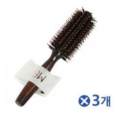 BASIXTASIPS Neck Grip Male Comb Hairbrush 1P X 3 Pieces <b>Detangle</b> Paddle <b>Brush</b> Square Oval Shape Plastic for Hair Care for Salons - Product Image 1