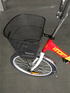 จักรยานพับได้โครงเหล็กไฮเทนแบบสปีดเดียว ขนาด 24 นิ้ว รุ่นยอดนิยมในรัสเซีย เหมาะสำหรับนักเรียน ผู้หญิง และผู้หญิงวัยรุ่น พร้อมตะกร้าหน้า - Product Image 6