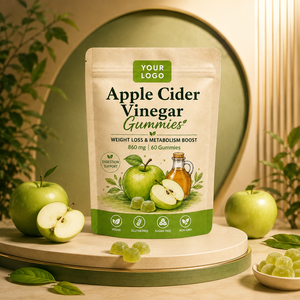 Gummies au vinaigre de cidre de pomme pour la perte de poids, 60 unités, véganes, <span class=keywords><strong>sans</strong></span> <span class=keywords><strong>sucre</strong></span>, favorisent la digestion et le métabolisme, OEM ODM Marque Privée - Product Image 3