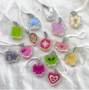 Custom Printed Plastic Charms clear Acrylic Keychain Custom Bulk Wholesale Cute Key Chain Acrylic