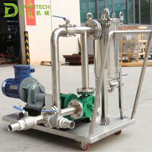 Filtre à sac pour liquides à haute viscosité pour pompe à engrenages, pour miel, cosmétiques, gel douche, nettoyant visage, huile de cuisson, huile moteur - Product Image 4