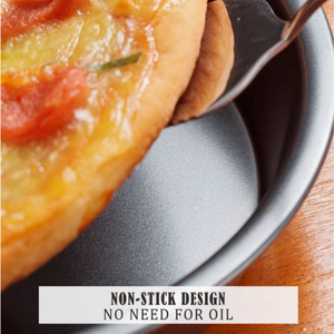 Forato Non Stick vassoio strumento rotondo in acciaio al carbonio <span class=keywords><strong>teglia</strong></span> con foro centrale per Pizza <span class=keywords><strong>teglia</strong></span> <span class=keywords><strong>forno</strong></span> <span class=keywords><strong>forno</strong></span> <span class=keywords><strong>teglia</strong></span> per Pizza - Product Image 5