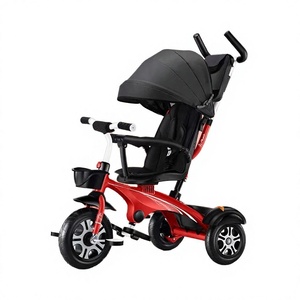 Triciclo para Bebés, Bicicleta de Pedales Cómoda, Juguete para Niños, Carro de Juguete con Ruedas para Diversión - Product Image 4