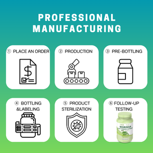 Oem <span class=keywords><strong>Moringa</strong></span> Poedercapsules 500Mg Natuurlijke Kruidensupplementen Voor Volwassenen Met Vitamines En Mineralen Immuunondersteuning, Energieboost - Product Image 6