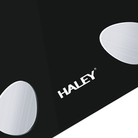 Balance connectée intelligente Bluetooth pour la mesure de la graisse corporelle, marque privée HALEY Stock Supply, pour importateurs mondiaux de produits de fitness