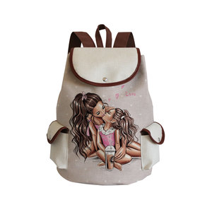 Bolsa con cordón informal con estampado de dibujos animados de <span class=keywords><strong>Super</strong></span> Mama, bolsa de libros portátil para mamá diaria con patrón personalizado para uso en el gimnasio por mujeres y adolescentes - Product Image 6