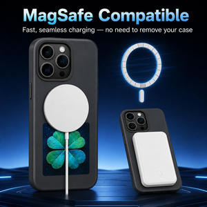 Coque de téléphone à écran E-Ink pour <span class=keywords><strong>iPhone</strong></span> 17 16 15 14 Pro Max, personnalisable DIY, <span class=keywords><strong>4</strong></span> couleurs, NFC, affichage intelligent des images, protection, vente en gros - Product Image 2