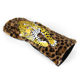 Nouvelle conception, housse de tête de club de <span class=keywords><strong>golf</strong></span> OEM d'usine, personnalisable avec logo, en <span class=keywords><strong>bois</strong></span> et cuir PU, noire, broderie et impression - Product Image 6