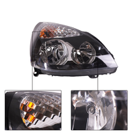 Phare halogène de haute qualité pour Renault Clio 01, forme d'ampoule D1S (noir) OEM L 7701051769 R 7701051770 XF711-003B