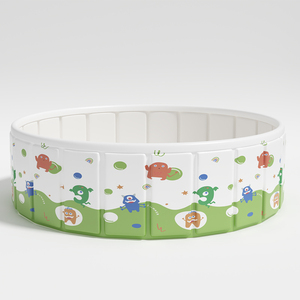 Baignoire <span class=keywords><strong>pliable</strong></span> ronde moderne pour enfants Yangchen, en PVC gonflable, écologique, portable, durable, sans couvercle, pour le <span class=keywords><strong>bain</strong></span> - Product Image 5