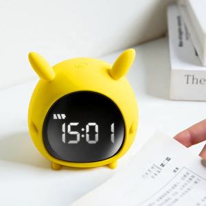 Litthing — réveil LED pour bébé, horloge pour le sommeil des enfants, cadeaux présents, mignonnes, en forme de <span class=keywords><strong>lapin</strong></span>, moniteur de compte à rebours, dessin animé - Product Image 6