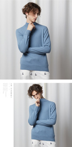 Hommes de demi <span class=keywords><strong>col</strong></span> haut zipper <span class=keywords><strong>pull</strong></span> <span class=keywords><strong>pull</strong></span> <span class=keywords><strong>cachemire</strong></span> bas chandail à manches longues <span class=keywords><strong>pull</strong></span> en <span class=keywords><strong>cachemire</strong></span> - Product Image 5