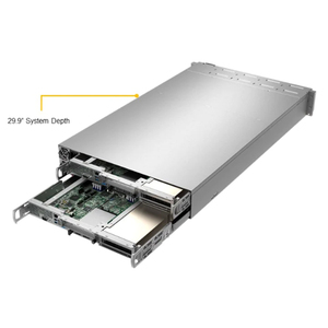 Sistema de 2 nodos OEM 2U Procesador único GPU A + Servidor 2114GT-DNR - Product Image 2