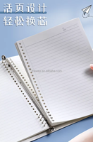 Carnet spirale en PP format 22,8 x 18,2 cm, ligné, 60 feuilles
