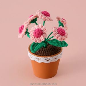 Mini Crochet Tricoté Décoratif pour la Maison : Fruits, Fleurs et Plantes en Pot – Idéal pour Mur, Bureau, Noël, Mariages, Fêtes, Nouvel An – Cadeau Parfait - Product Image 3