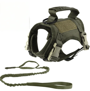 Harnais et laisse pour chat, réglable, en nylon tactique, taille XL, résistant aux évasions, gilet pour chat pour l'entraînement et les promenades - Product Image 6