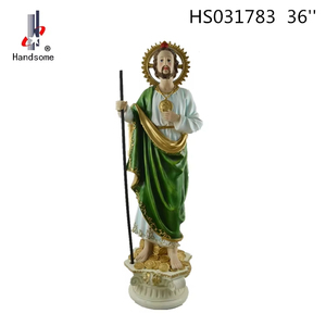 Tùy chỉnh 12-inch SAN <span class=keywords><strong>JOSE</strong></span> bức tượng St. Jude 3D nhựa bức tượng thân thiện với môi phong cách Tôn Giáo polyresin nghệ thuật Tôn Giáo Quà Tặng - Product Image 2