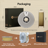 Filamen PLA Kexcelled 1.75mm 1KG Filamen Plastik Printer 3D Matte Filamen Kecepatan Tinggi Imprimante 3D OEM untuk Bamboo Lab PETG
