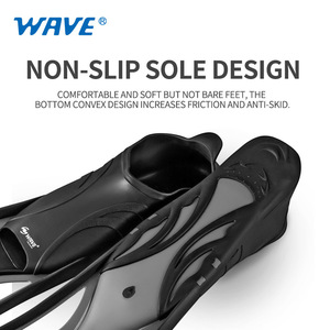 Ensemble de plongée Wave pour adultes : palmes, masque, tuba, équipement de natation anti-buée - Product Image 3