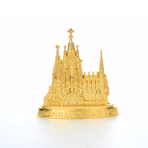 OEM \ ODM Personalización <span class=keywords><strong>Barcelona</strong></span> Souvenir Iglesia Decoración Artesanía Regalos Aleación <span class=keywords><strong>de</strong></span> zinc Artesanía <span class=keywords><strong>de</strong></span> metal - Product Image 5
