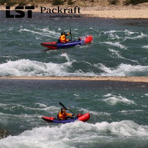 Packraft gonflable léger en TPU auto-vidangeant de la série Whitewater pour la pêche sur les lacs et les rivières - Product Image 2