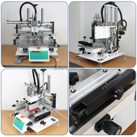 Máquina de Serigrafía Semiautomática de Sobremesa con Mesa de Vacío de 300x500 mm, Impresora de Serigrafía Plana de 1200 Piezas/H 3050NV