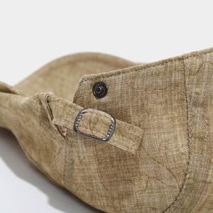 2025 Spring New Men Women Outdoor Breathable Cotton Linen Ivy Cap Fashion Retro <b>Sunscreen</b> Tie-Dye Beret Hat - Product Image 5