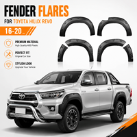 Élargisseurs d'ailes pour Toyota Hilux Revo 2016-2020, extensions d'arche de roue en ABS, kit large, accessoires tout-terrain 4x4, garde-boue de voiture