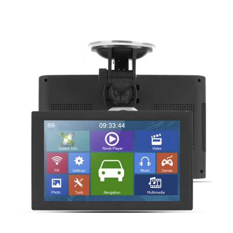 Écran tactile capacitif de 9 pouces Navigation GPS de voiture Navigation GPS Portable avec BT 8 go 256 mo carte de l'europe navigateur GPS de camion