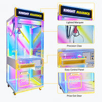 Machine de jeu économique pour centre de jeux, mini-grue à pinces d'arcade à monnayeur, avec accepteur de billets