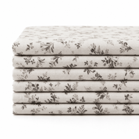 Tissu imprimé numérique 100% polyester à motifs fins pour rideaux, literie, coussins, textile de maison - Fournisseur en gros en rouleau