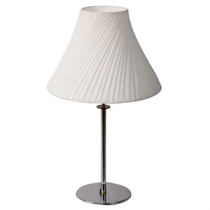 Độc đáo hiện đại trang trí hat Shaped trắng xoắn xếp li chụp đèn bàn với Chrome cơ sở cho khách sạn nhà trang trí - Product Image 2