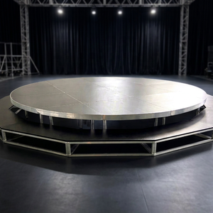 Scène portable ajustable en forme de cercle pour événements extérieurs, concerts et spectacles - Product Image 1