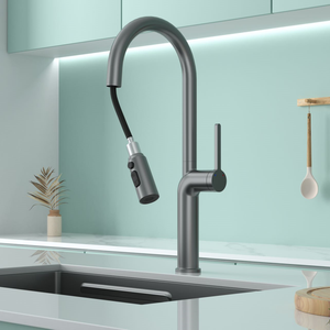 Keran dapur 2024, keran dapur logam campuran seng kelas komersial tarik dengan khusus - Product Image 4