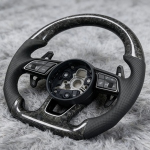 Volante de Fibra de Carbono para <span class=keywords><strong>Audi</strong></span> <span class=keywords><strong>A1</strong></span> C7 C8 B8.5 B9 <span class=keywords><strong>S3</strong></span> S4 S5 S6 S7 S8 R8 TTS TT B8 A4, Venta al por Mayor y al Detal - Product Image 6